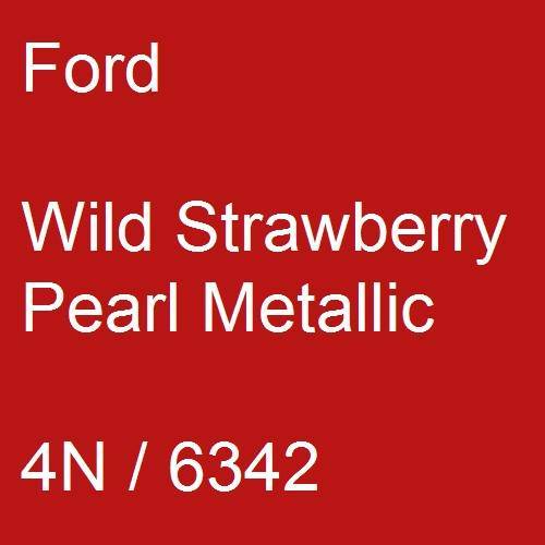 Ford, Wild Strawberry Pearl Metallic, 4N / 6342.